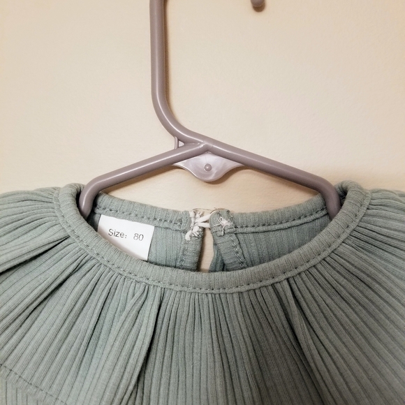 RUFFLE COLLAR RIB BODYSUIT - Picture 3 of 6